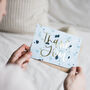 Blue Terrazzo 'Thank You' Gold Foil Card, thumbnail 1 of 2
