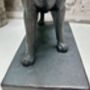 Set Of Two Bronzed Dog Bookends – Labrador And Spaniel, thumbnail 9 of 12