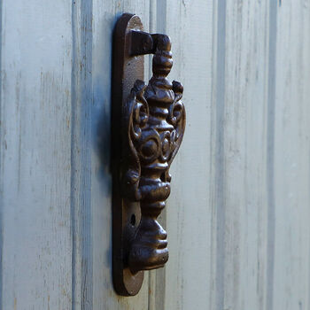 Ornate Cast Iron Door Knocker, 4 of 10