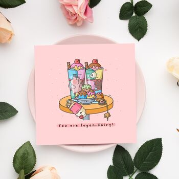 Cute Ice Cream Greetings Card, 8 of 9