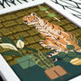 Tiger In Room Art Print, thumbnail 3 of 3