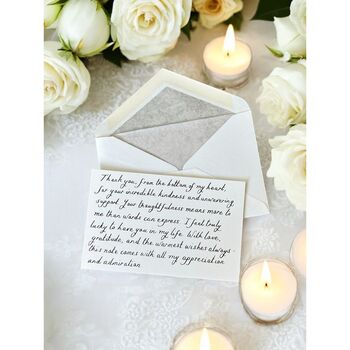 Handwritten Correspondence Cards With Lined Envelopes, 8 of 9