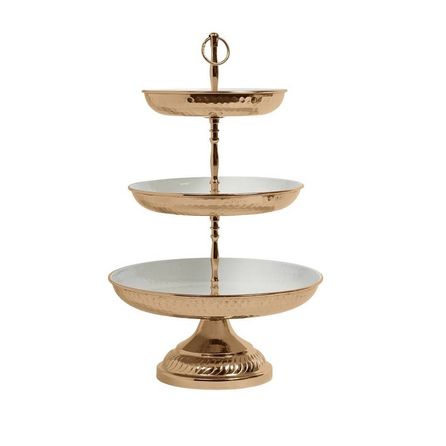 deluxe three tier cake stand by bell & blue | notonthehighstreet.com