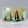 Sailing Over Devon And Cornwall Greetings Card, thumbnail 2 of 3