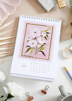 2025 A Year In Bloom Desk Calendar, 4 of 10