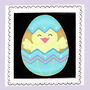 Biscuiteers Hand Iced Easter Chick Letterbox Biscuit, thumbnail 1 of 2