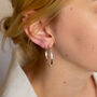 Hammered Hoop Earrings, thumbnail 1 of 7