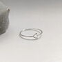 Sterling Silver Triangle Ring, thumbnail 3 of 7