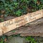Personalised Vintage Wooden Garden And Bar Signs, thumbnail 6 of 10