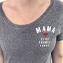 Personalised Mama/Mum/Mummy Heart T Shirt, thumbnail 1 of 6