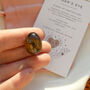 Tiger’s Eye Crystal Egg Gift With Pouch And Card, thumbnail 1 of 5