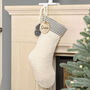 Personalised Nordic Chunky Knit Christmas Stocking, thumbnail 3 of 4