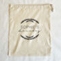 Personalised Wreath Laundry Bag – Stylish Name Print Storage Sack For Kids, Teens And Uni, thumbnail 3 of 6