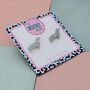 Sausage Dog Glitter Resin Studs, thumbnail 11 of 12