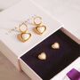 Opal Heart Earring Gift Set, thumbnail 1 of 8