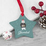 Personalised Star Ceramic Christmas Decoration, thumbnail 3 of 12