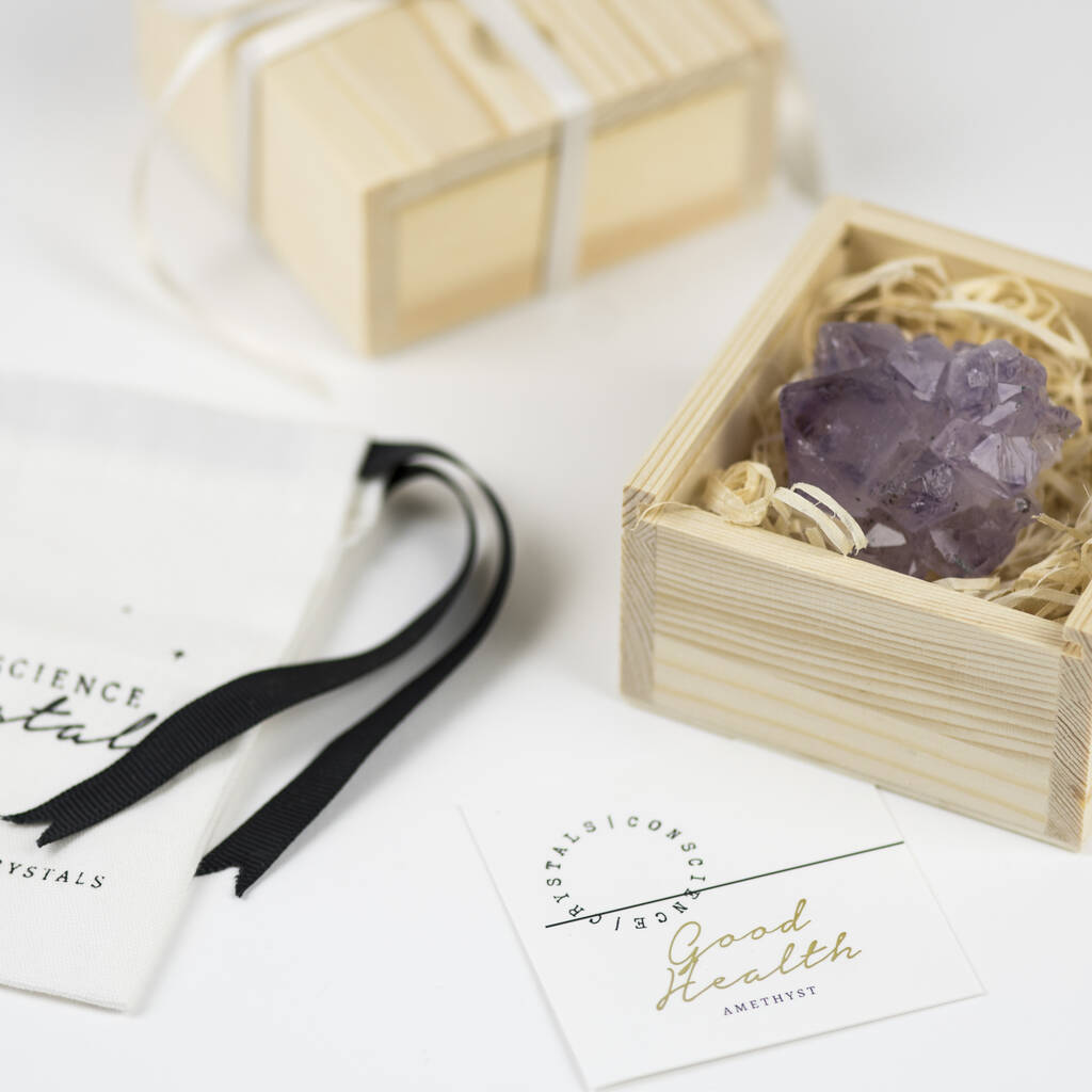 Amethyst Crystal Healing Gift Box By Milly Inspired