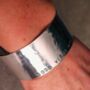 Wide Sterling Silver Cuff, thumbnail 2 of 5