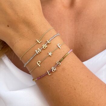 Sterling Silver Personalised Charm Bracelet, 4 of 4