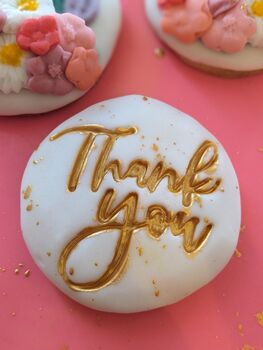 Personalised Thank You Teacher Wild Flower Biscuit Gift, 4 of 11