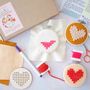 Heart Felt Cross Stitch Kit, thumbnail 3 of 9