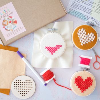 Heart Felt Cross Stitch Kit, 3 of 9