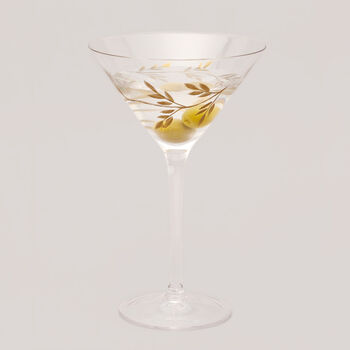 G Decor Set Of Four Botanical Martini Glasses, 3 of 4