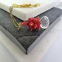 Quartz And Ruby Cluster Necklace, thumbnail 1 of 5