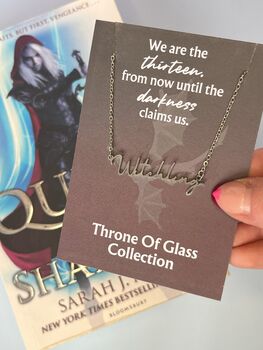 Throne Of Glass Witchling Stainless Steel Necklace, 3 of 3