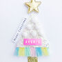 Glitter Christmas Pom Pom Tree Card, thumbnail 2 of 2