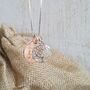 Tree Of Life Necklace, Engraved Rose Gold Disc, thumbnail 1 of 8