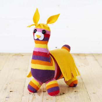 Make Your Own Sock Llama Sewing Craft Kit, 2 of 6