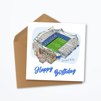 Chelsea Fc Personalised Birthday Card, 3 of 4
