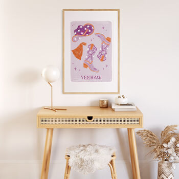 Yeehaw Country Western Art Print, 2 of 4