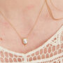 Baroque Pearl Gold And Silver Chain Necklace, thumbnail 2 of 10