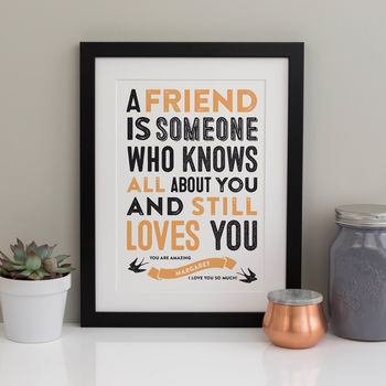 Best Friends Personalised Print, 4 of 8