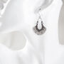 Silver Plated Statement Earrings, thumbnail 5 of 7