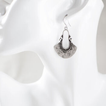 Silver Plated Statement Earrings, 5 of 7