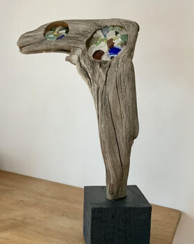 Driftwood And Seaglass Sculpture #Five, 3 of 3