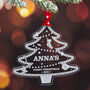 Personalised First Christmas Tree Decoration, thumbnail 1 of 4