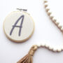 Personalised Initial Embroidery Decoration, thumbnail 4 of 6