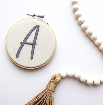 Personalised Initial Embroidery Decoration, 4 of 6