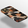 Leopard Print Pattern Tough Case For iPhone, thumbnail 2 of 4
