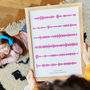 Personalised Favourite Song Soundwaves Print, thumbnail 4 of 12