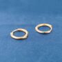 Gold 18 Mm Minimalistic Everyday Hoops, thumbnail 5 of 7