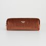 Rust Corduroy Velvet Pencil Case, thumbnail 1 of 5