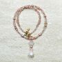 'Angel' Opal, Quartz And Pearl Necklace, thumbnail 9 of 10