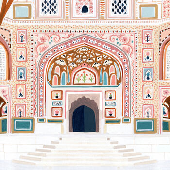 Amber Palace Jaipur, India Travel Art Print, 7 of 7