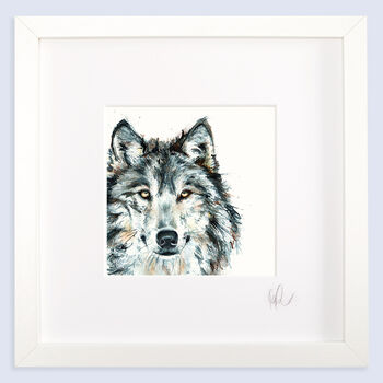 Inky Wolf Illustration Print, 5 of 10