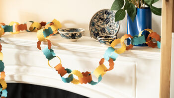 Summer Paper Chain Garland, Three Meters, 3 of 5